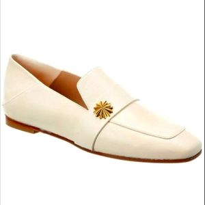 Stuart Weitzman Wylie Star 🌟 Loafers * Size 9.5 * Ivory * NWOT